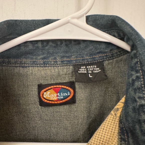 Martini Ranch Patchwork Denim Shirt Jacket - Picture 3 of 3